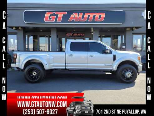 2017 Ford F450 Super Duty Crew Cab Platinum Pickup 4D 8 ft Luxury for sale in puyallup, AK