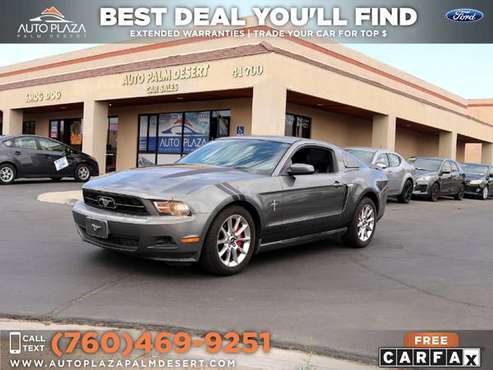 2010 Ford Mustang V6 275/mo 1 Owner, Sport Appearance - cars & for sale in Palm Desert , CA