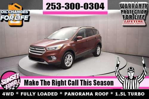 2018 Ford Escape SEL 4WD SUV CROSSOVER AWD 4X4 LIKE NEW for sale in Sumner, WA