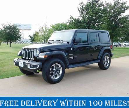 2019 Jeep Wrangler Unlimited Sahara for sale in Denison, TX