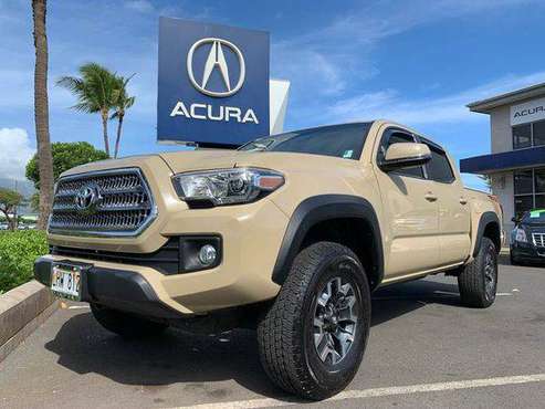2017 Toyota Tacoma TRD Off Road 4x4 4dr Double Cab 5.0 ft SB 6M... for sale in Kahului, HI
