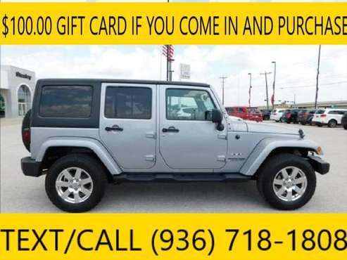 2018 JEEP WRANGLER UNLIMTED SAHARA, HARD TOP - cars & trucks - by... for sale in GATESVILLE, TEXAS 76528, TX