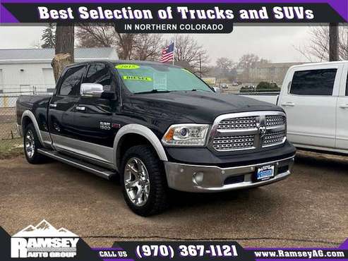 2015 Ram 1500 Crew Cab Laramie Pickup 4D 4 D 4-D 6 1/3 ft FOR ONLY for sale in Greeley, CO