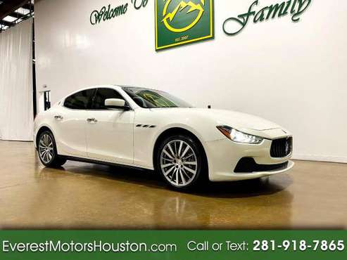 2015 Maserati Ghibli S Q4 AWD 4DR EZ FINANCING-BEST PRICES AROUND!!... for sale in Houston, TX