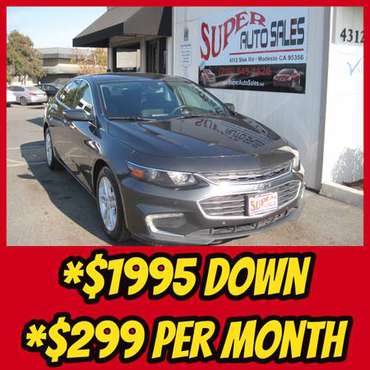 1995 Down & 299 Per Month on this LIKE NEW 2018 Chevrolet for sale in Modesto, CA