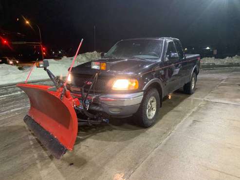 Ford F-150 4X4 5 4 PLOW TRUCK WESTERN PLOW strong ready for work for sale in Anoka, MN