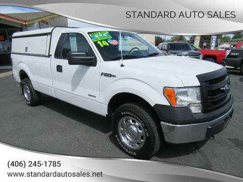 2014 Ford F-150 4X4 Long Box W/ Service Topper 3.5L V-6 EcoBoost!!!... for sale in Billings, MT