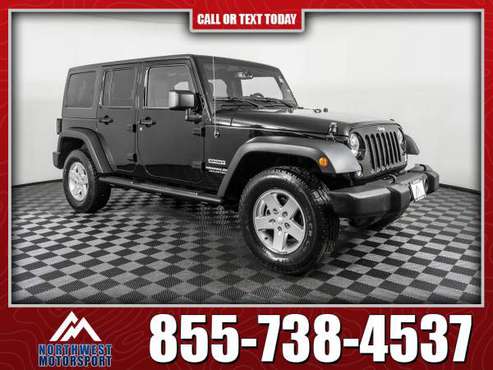 2017 Jeep Wrangler Unlimited Sport 4x4 - - by dealer for sale in Pasco, OR