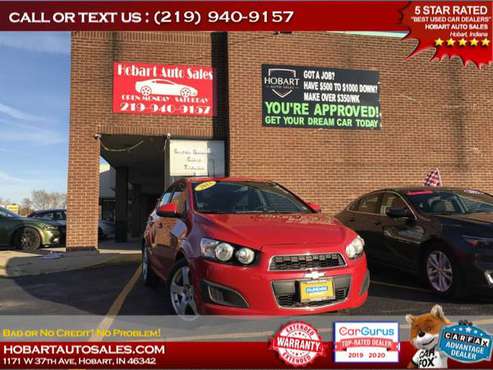 2013 CHEVROLET SONIC LS $500-$1000 MINIMUM DOWN PAYMENT!! APPLY... for sale in Hobart, IL