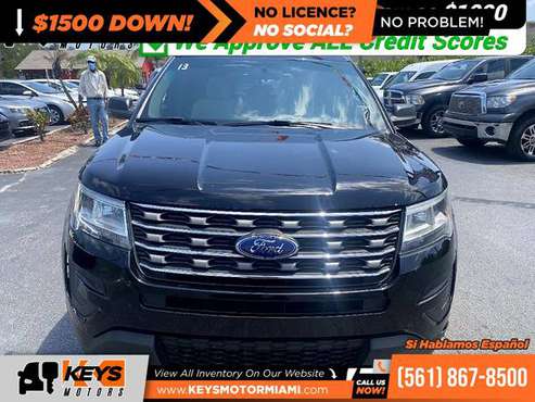 342/mo - 2017 Ford Explorer Base - - by dealer for sale in West Palm Beach, FL