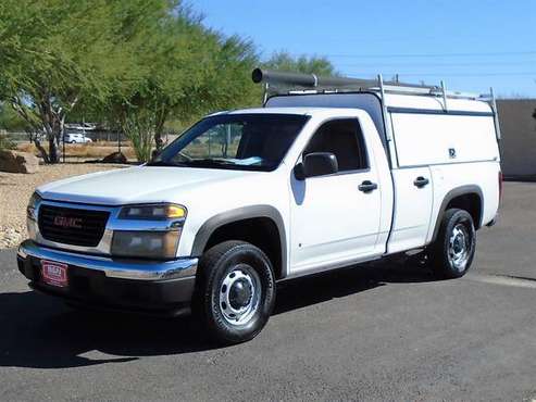 2007 GMC CANYON WORK TRUCK W/ UTILITY SHELL LADDER RACK for sale in phoenix, NM