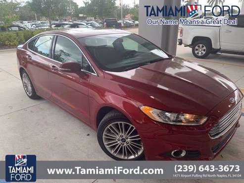 2016 Ford Fusion Ruby Red Metallic Tinted Clearcoat - cars & trucks... for sale in Naples, FL