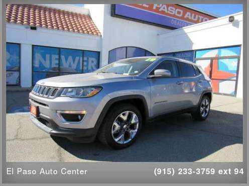 2019 Jeep Compass - Payments AS LOW $299 a month 100% APPROVED... for sale in El Paso, TX