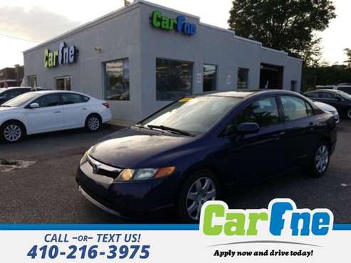 2008 Honda Civic LX 4dr Sedan 5A - - by dealer for sale in Essex, MD