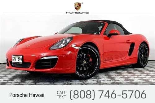 2015 Porsche Boxster S - cars & trucks - by dealer - vehicle... for sale in Honolulu, HI