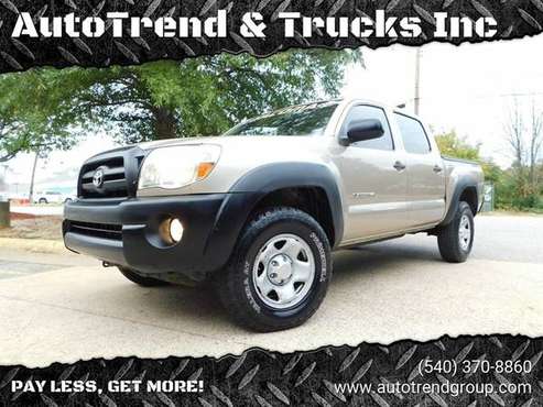 ~VERY RELIABLE~2007 TOYOTA TACOMA CREW CAB~4X4~6SPD MANUAL~V6~TRUCK for sale in Fredericksburg, MD