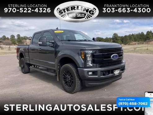 2019 Ford Super Duty F-350 F350 F 350 SRW 4WD Crew Cab 156 Lariat for sale in Sterling, CO
