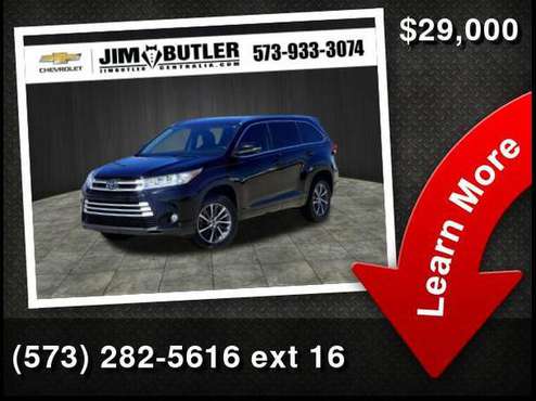 2018 Toyota Highlander - - by dealer - vehicle for sale in Centralia, MO