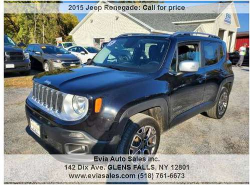 15 JEEP RENEGADE...$99 DOWN*...GUARANTEED CREDIT APPROVAL - cars &... for sale in Glens Falls, NY