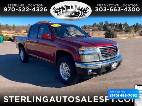 2010 GMC Canyon 4WD Crew Cab 126.0 SLE1 - CALL/TEXT TODAY! - cars &... for sale in Sterling, CO