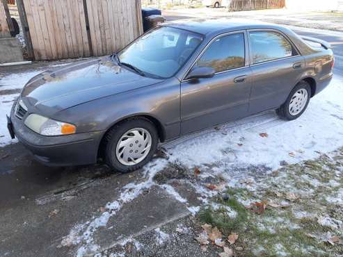 2000 Mazda 626, Broken Rod, w/ new Snow Tires $500 OBO - cars &... for sale in Spokane, WA