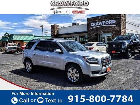 2017 GMC Acadia Limited Limited hatchback Quicksilver Metallic for sale in El Paso, TX