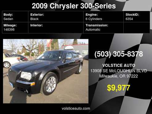 2009 Chrysler 300 4dr Sdn Limited BLACK 1 OWNER RUNS GREAT ! for sale in Milwaukie, OR