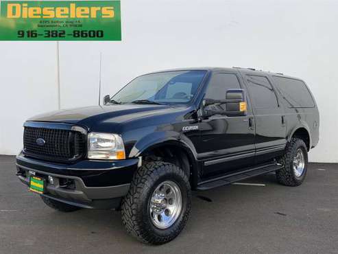 2001 Ford Excursion 4X4 Limited 6 8L V10 GAS Loaded LOW MILES - cars for sale in Sacramento , CA