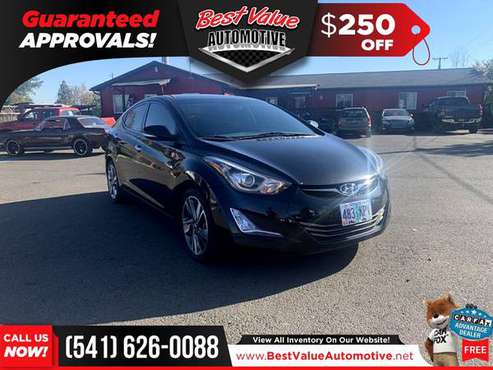 2015 Hyundai *Elantra* *Limited* FOR ONLY $230/mo! - cars & trucks -... for sale in Eugene, OR