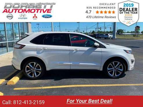 2016 Ford Edge hatchback WHITE - cars & trucks - by dealer - vehicle... for sale in Terre Haute, IN