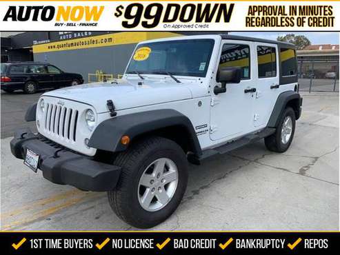 2016 Jeep Wrangler Unlimited Sport SUV 4D - cars & trucks - by... for sale in Santa Ana, CA