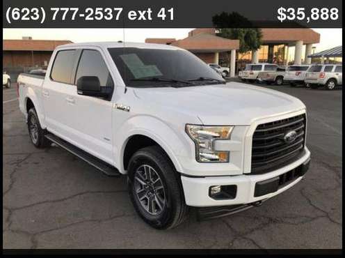 2017 Ford F-150 XLT Crew Cab 4WD White - cars & trucks - by dealer -... for sale in Glendale, AZ