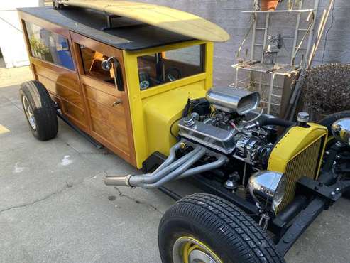 1929 Ford Woodie (CUSTOM) - cars & trucks - by owner - vehicle... for sale in Los Angeles, CA