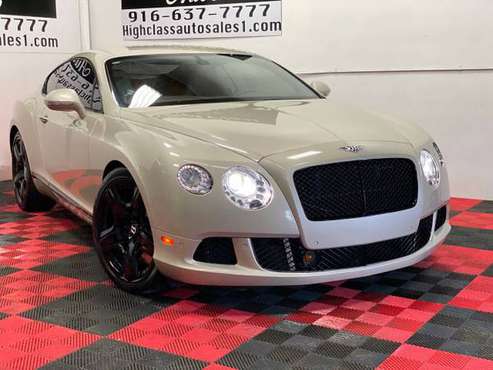 2012 Bentley Continental GT AWD W12 Twin Turbo Available Financing!! for sale in MATHER, CA