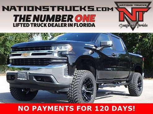 2020 CHEVY 1500 LT Crew Cab 4X4 LIFTED TRUCK - AUTO TAILGATE - cars... for sale in Sanford, FL