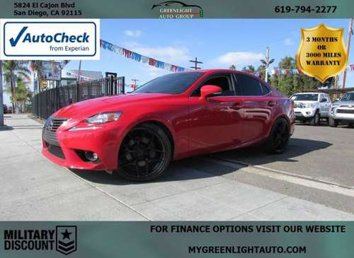 2016 LEXUS IS 200T 200T Student Discount! - - by for sale in San Diego, CA