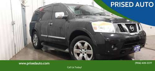 2010 NISSAN ARMADA PLATINUM 4X4 SUV, LUXURY - SEE PICS - cars & for sale in GLADSTONE, WI