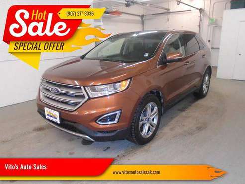 2017 Ford Edge Titanium AWD 4dr Crossover Home Lifetime Powertrain... for sale in Anchorage, AK