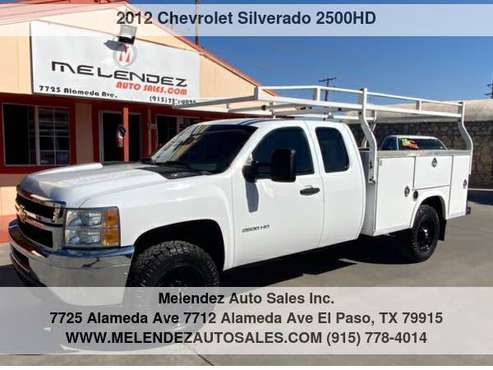 2012 Chevrolet Silverado 2500HD 4WD Ext Cab 158.2 Work Truck - cars... for sale in El Paso, TX