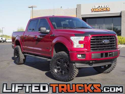 2017 Ford f-150 f150 f 150 XLT 4WD SUPERCREW 5.5 BO 4x - Lifted... for sale in Glendale, AZ