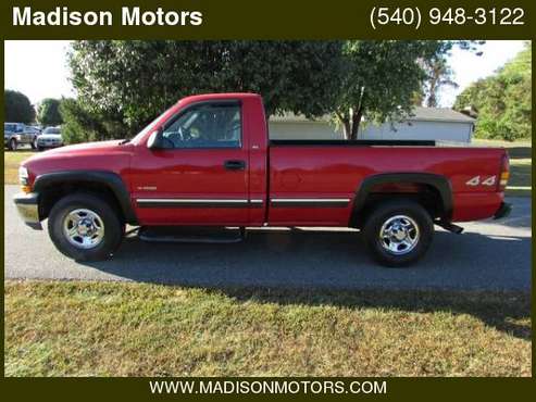 2001 Chevrolet Silverado 1500 Long Bed 4WD 4-Speed Automatic for sale in Madison, VA