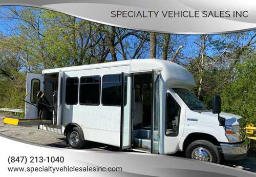 2011 Ford E350 12 Passenger handicap wheelchair accessible shuttle for sale in Skokie, IL