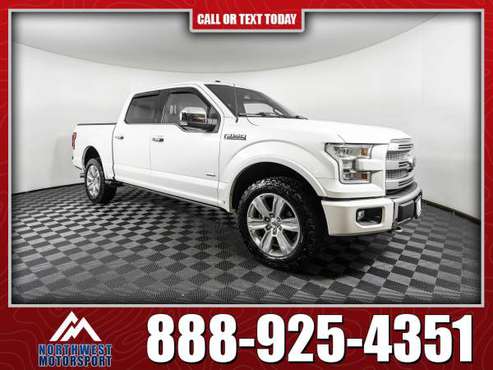 2016 Ford F-150 Platinum 4x4 - - by dealer - vehicle for sale in Boise, UT