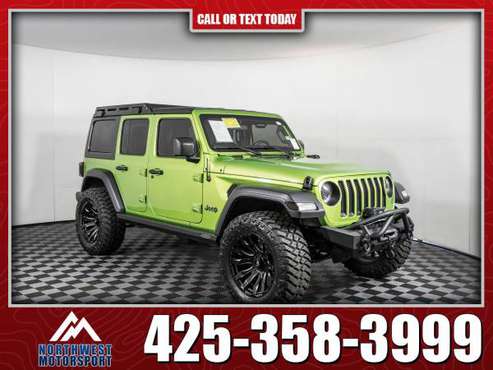 Lifted 2019 Jeep Wrangler Unlimited Sport 4x4 - - by for sale in Lynnwood, WA