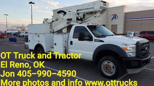 2013 Ford F-550 4wd 45ft Work Hght Versalift VST-40I Insulated... for sale in Oklahoma City, OK