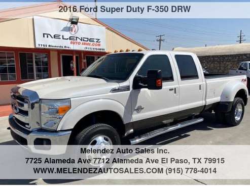 2016 Ford Super Duty F-350 DRW 4WD Crew Cab 172 Lariat - cars &... for sale in El Paso, TX