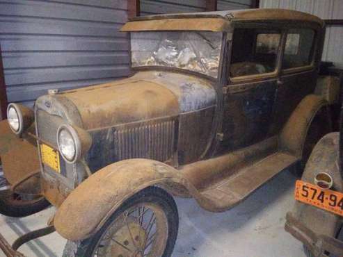 1928 Ford Model A Tudor all original Barn Find for sale in Ennis, TX