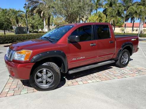 2014 Nissan Titan PRO-4X Tow Package Bed Liner New Tires Clean Title for sale in Okeechobee, FL