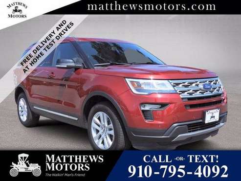 2018 Ford Explorer XLT 4WD w/ Sunroof 3rd Row - cars & trucks - by... for sale in Wilmington, NC