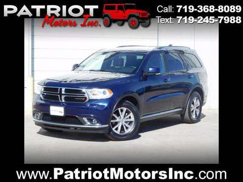 2016 Dodge Durango Limited AWD - MOST BANG FOR THE BUCK! for sale in Colorado Springs, CO